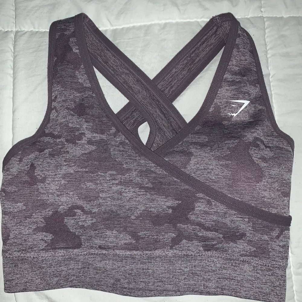 Gymshark Camo Seamless Sports Bra